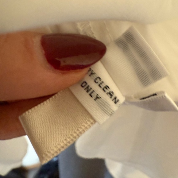 Anthropologie LOVE Binetti white Poplin Tiered Midi Dress - Picture 5 of 6